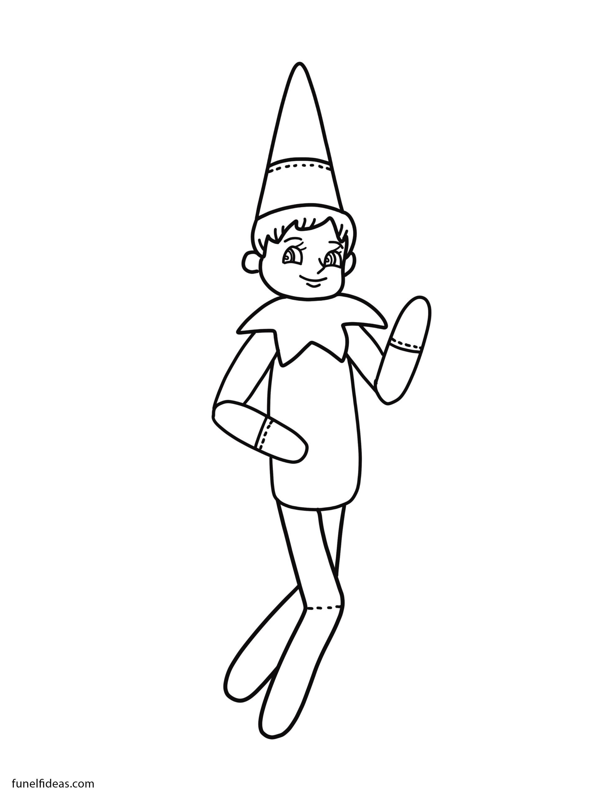 Adorable & FREE Elf On The Shelf Coloring Pages (Printable)!